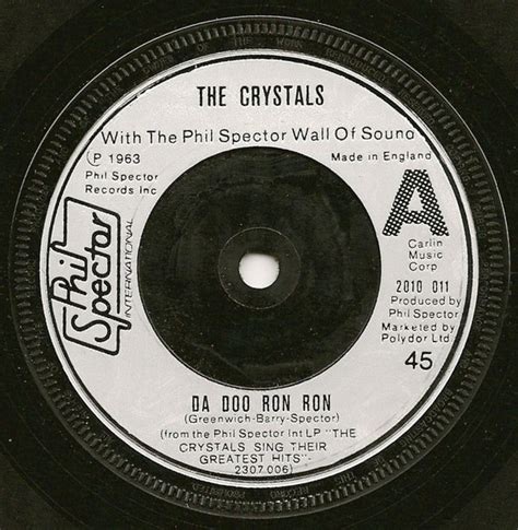 phil spector wall of sound songs|Then He Kissed Me by The Crystals .